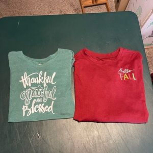 Bundle of 2 BNWT plus size graphic shirts both size XXL/20